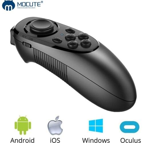 Mocute 052 Wireless Bluetooth Remote Controller For iPhone Android PC TV Box 3D VR Glasses Joystick Console Game