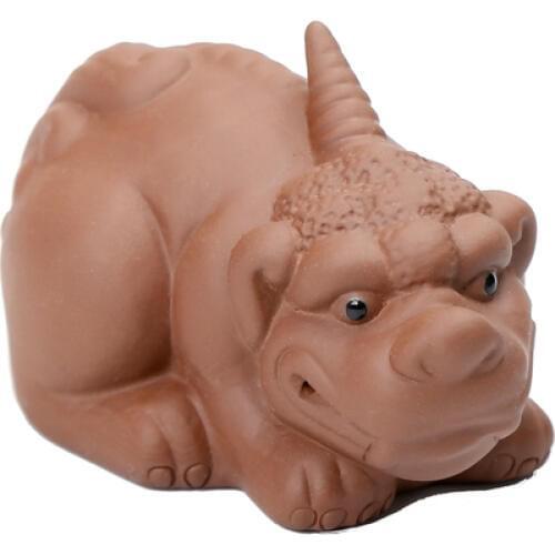 Creative Purple Sand Tea Pet Ornaments Boutique Kung Fu Lucky Tea Play Creative Tea Ceremony Accessories Teaware Free Shipping