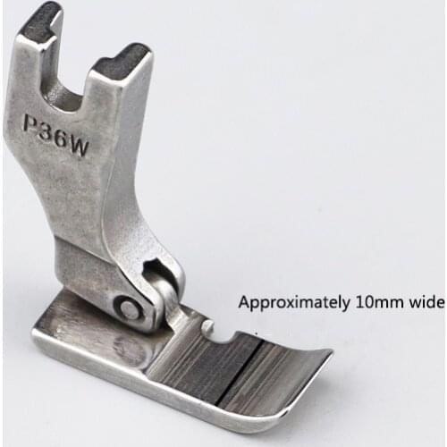 Machine Flat Wide Single Side Presser Foot P36w Right Single Side Base Plate Widened 10mm All Steel Single Side Presser Foot