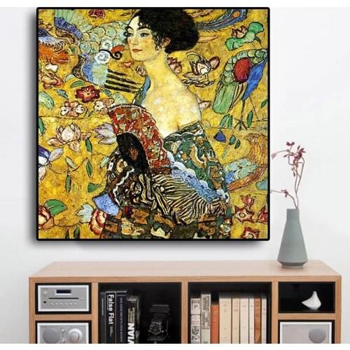 Gustav Klimt Reproduction Oil Painting On Canvas Scandinavian Pop Art Posters And Prints Wall Picture For Living Room