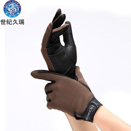 Outdoor Equipment Accessories Horse Riding Non-slip Gloves Men And Women Adult Children Breathable Gloves