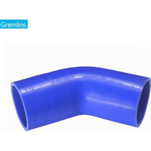 Universal Silicone Tubing Hose Connector Intercooler Turbo Intake Pipe Coupler Hose 45 Degrees Multiple 51/57/60/63/70mm