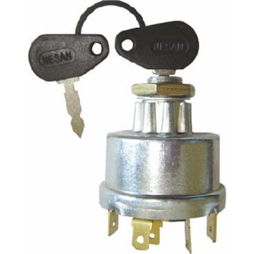 Start Ignition Switch With 2 Keys M16X1 5-9 Wiring Points For Car, Tractor, Universal Vehicles, Made In Turkey