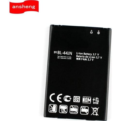 High Quality 1540mAh BL-44JN Battery for LG Optimus Zone E400 Optimus L3 E400 L5 E612 EAC61679601 P970 E510 LGE510 P690 E730