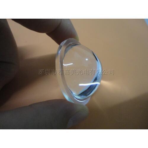 High quality, high power LED lens 40MM *15.3MM Plastic Plano-convex Lens, Focusing optical convex lens