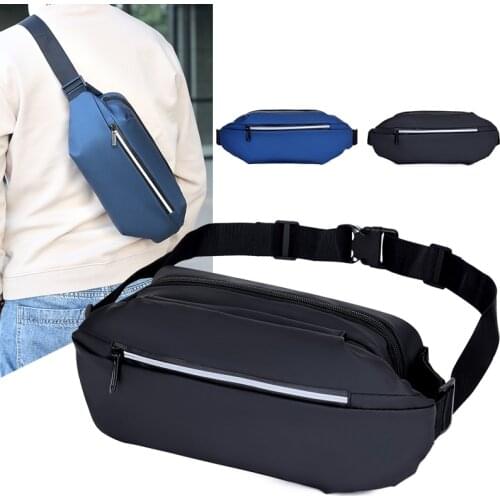 Men Fanny Packs Daily Casual Waist Bag Canvas Leisure Phone Purse Male Small Waist Belt Bags For Men 2021 New Chest Bags