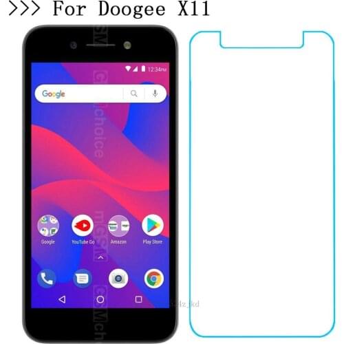 Smartphone 9H Tempered Glass for Doogee X11 X 11 Explosion-proof Protective Film Screen Protector cover phone