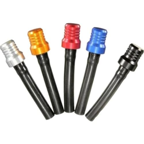 1PC Motorcycle Gas Fuel Cap 2 Way Valves Vent Aluminum Fuel Tank Air Vent Gas Cover Hose Gas Fuel Tank Cap Tank Breather Pipe