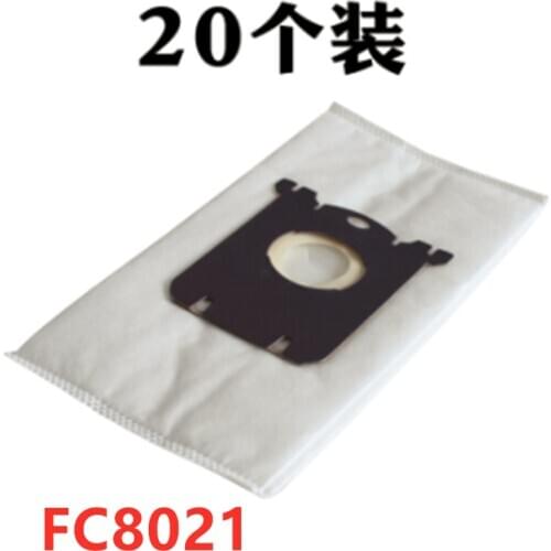20 pcs suitable for vacuum cleaner FC8202 FC8222 FC8613 garbage bag dust bag FC8021