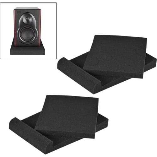 4Pcs Studio Monitor Isolation Pads High Density Acoustic Foam For Most Speaker Stands Piano Room Sound Reinforcement Cushion