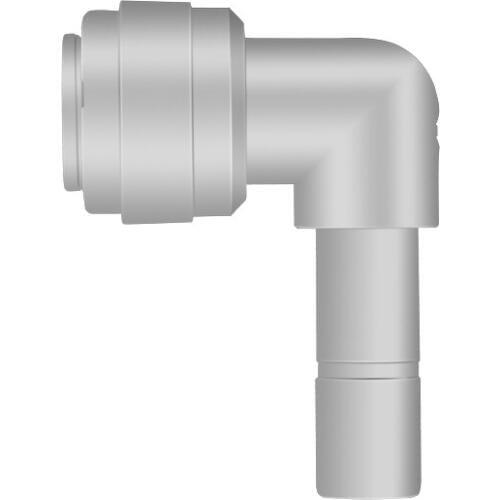 3/8'' PE Quick Connection - 3/8'' Elbow Pipe Fitting Hose Plastic Connector Aquarium RO Water Filter Reverse Osmosis System