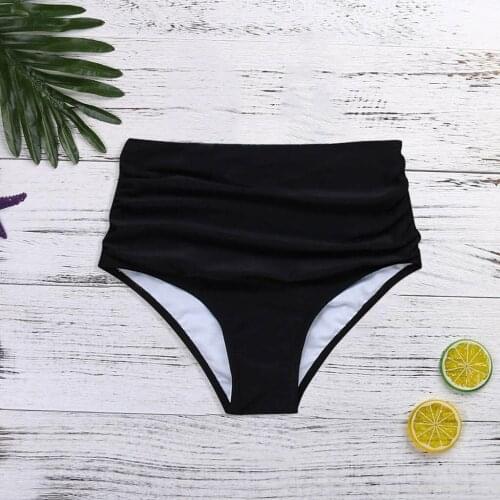 Bikini 2021 Women High Waisted Bikini Swim Pants Shorts Bottom Swimsuit Swimwear Bathing Swimwear Women Tankini Swimsuit