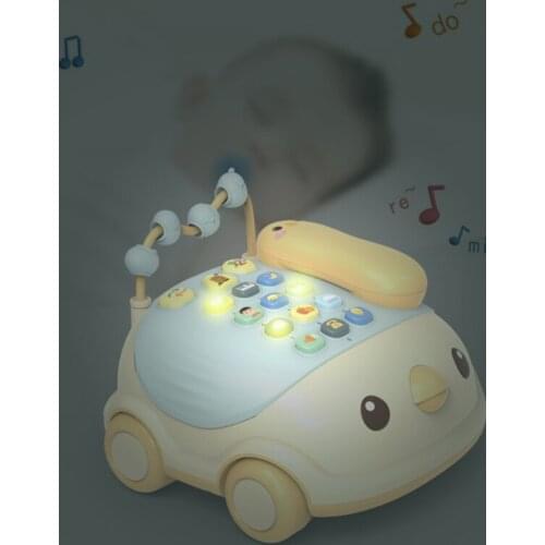 Children Lifelike Telephone Educational Set Toys for Over 1 Year Old Kids Keyboard Set Inprove Intellgence Toys