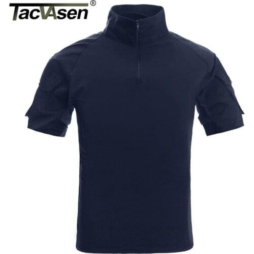 FAKUNTN Mens Camouflage T-Shirts