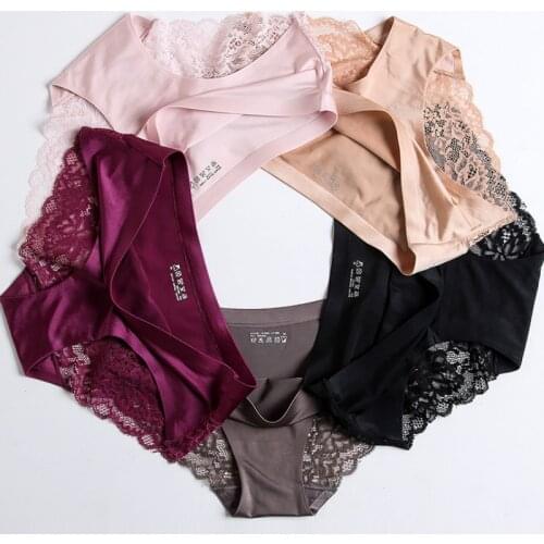 Brand sexy Women Underwear High Quality Women Panties Seamless Underwear Solid low-Rise Lingerie underwear women