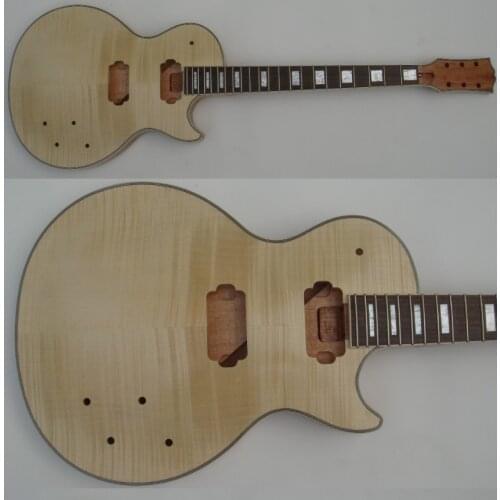 New 1 Piece unfinished guitar -----including guitar neck and guitar body set