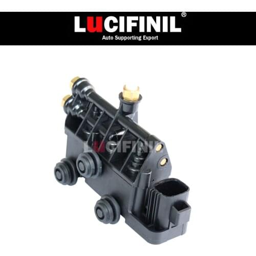 LuCIFINIL New 2006-2013 Fit Land Rover Range Rover Air Suspension Front Solenoid Valve Block RVH500050