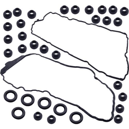 New 1Set VS 50808 R VS50808R VS50502 Black Car Rubber Valve Cover Gasket Fit For Buick Cadillac Chevrolet GMC Saturn SAAB