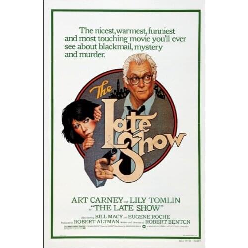 The Late Show Classic Movie Neo-Noir Film Retro Vintage Poster Canvas Painting DIY Wall Paper Home Decor Gift
