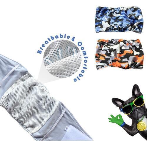Durable Male Pet Dog Camouflage Physiological Pants Courtesy Harassment Pants For Male Underwear Anti-urinary For Boy Dog Cat