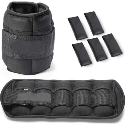 Running Fitness Wrist Ankle Sandbag Adjustable Legging Sand Bag MMA Boxing Equipment Training Exercise Weight Leg Wrap