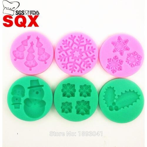 Christmas silicone cake mold, Snowman Fondant Cake Decorating Tools, forma silicone, kitchen accessories SQ16223