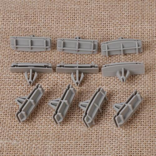 CITALL 10x Gray Fender Flare Moulding Clips 55157055AA 55156447AB For Jeep Liberty Wrangler 2005-2008 2009 2010 2011 2012 2013