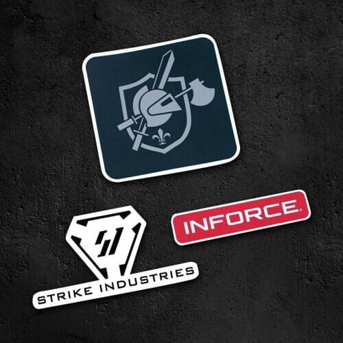 Weapon Company INFORCE Tactical Sticker STRIKE INDUSTRIES Military Notebook Skateboard Locomotive Styling DIY Decoration