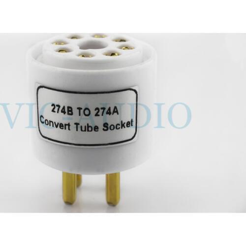 1PC Convert Tube Socket 274B 5Z4 TO 274A 5Z3 80 8Pins TO 4Pins DIY Audio Ceramics Adapter Socket Converter Free Shipping
