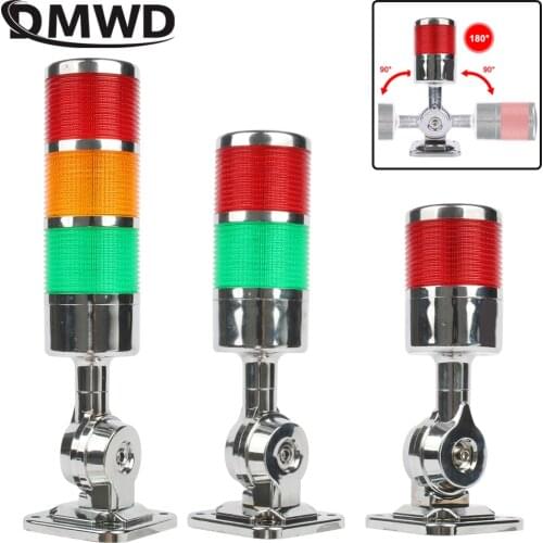 1PC Industrial Multilayer Stack light LED Signal Tower Alarm caution light for Machinery Alarm Lamp LTA DC12V 24V AC110V 220V