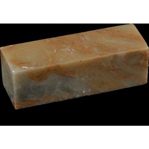 1 Pack 15x15x50mm DIY Handmade Chinese Stone Chop Stamp Material Seals Stone Ornaments Decoration