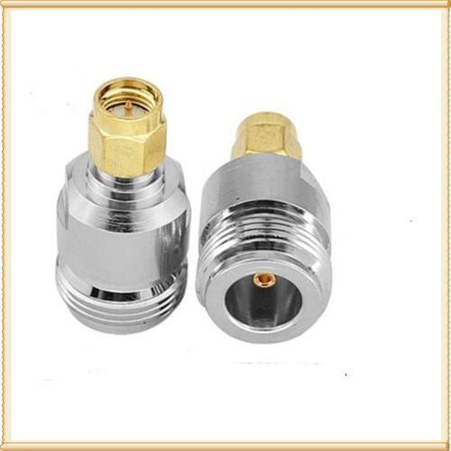 100PCS RF N Plug Female to SMA Male Coaxial Connector Antenna Cable Adapter