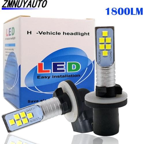 2pcs H27 LED 880 881 LED Bulbs Day Lamp Car Fog Light H27W2 H27/1 H27/2 6500K 1800LM Auto Day Running Lamp Driving Lamp 12V