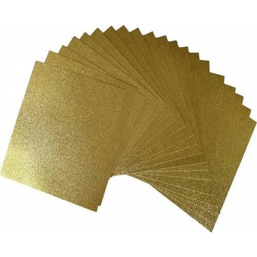 250 Pieces 12*12" 300gsm Colorful Glitter Paper Glitter Cardstock Paper For Making Banner ,Cake Topper