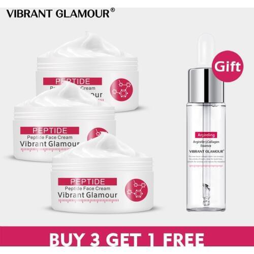 Buy 3 Get 1 Gift Face Cream Set Six Peptides Collagen Cream Anti-Wrinkle Firming Anti Aging Whitening Moisturizing Skin Care