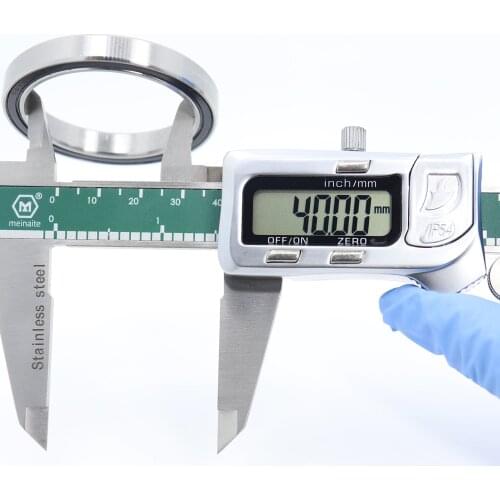 5PCS S6808RS Bearing 40*52*7 mm ABEC-3 440C Stainless Steel S 6808RS Ball Bearings 6808 Stainless Steel Ball Bearing