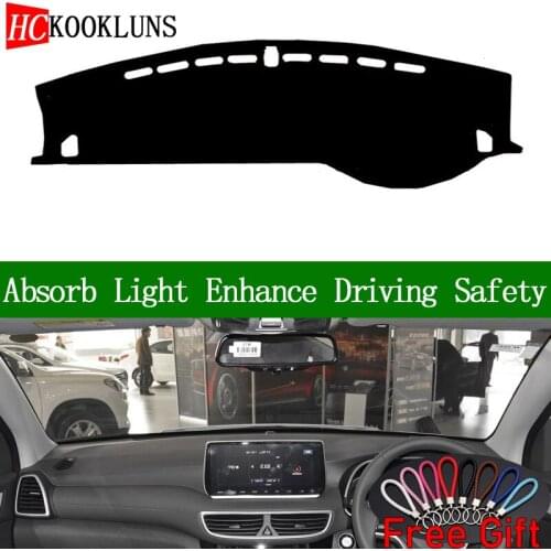 For Hyundai Tucson 2019 Right Hand Drive Dashboard Cover Car Stickers Sun Shade Dash Mat Carpet Interior Accessories
