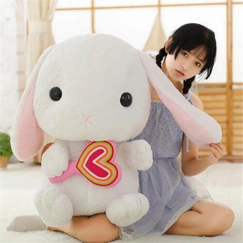 Fancytrader 30'' / 75cm Giant Rabbit Toy Stuffed Soft Plush Lovely Cartoon Bunny Doll 8 Models Nice Gift