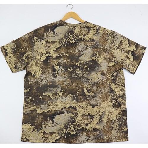 Summer Men short Sleeve T-shirt Tactical camouflage out door tees plus Size big 8XL 10XL 12XL oversize loose tops elasticity 70