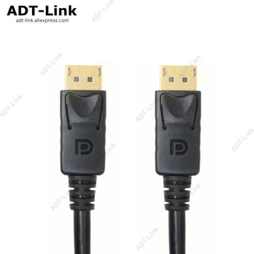 Display Port Cable 10Ft, DisplayPort to Displayport Cable DP to DP 10' Cable 4K@60Hz] - Black,Gold Plated
