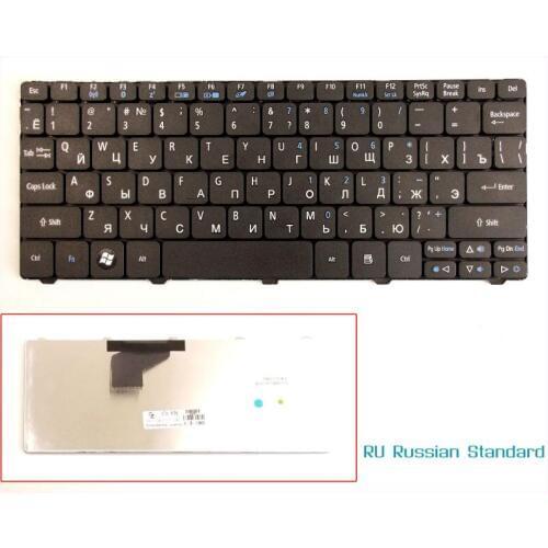 Laptop Keyboard for Acer Aspire One D260 D270 AOD270 521 AO521 522 AO522 RU Russian Version Black