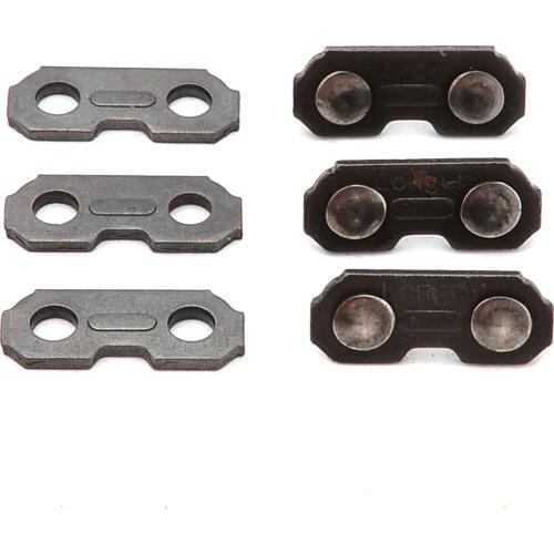 Mayitr 24pcs 3/8'' Chain Link Connectors Repair Chainsaw Preset Straps Home Improvement Hardware Tools