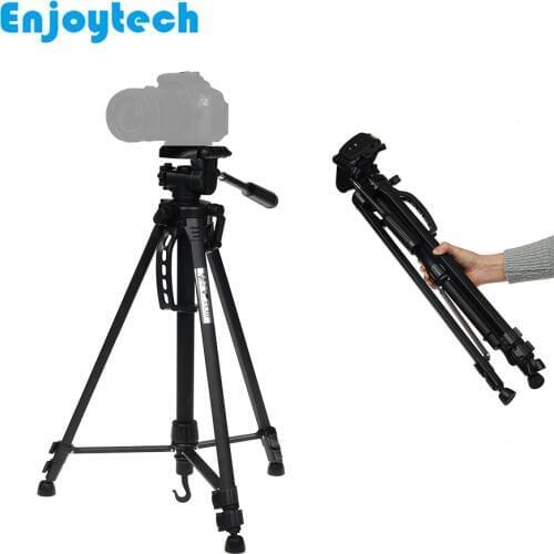 New3530 Alluminum Professional Tripod for Cameras Portable Tripod with Pan Head Gimbal Stand for Nikon/Canon/DSLR/SLR Camera DV