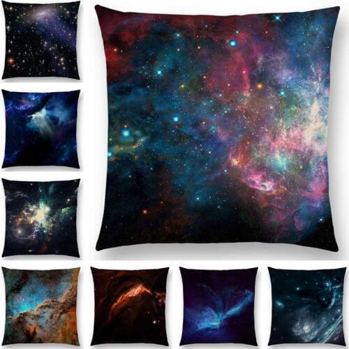 2020 New Secrets of The Universe Dreamy Nebula Amazing Galaxy Astronomy Sofa Throw Pillow Case Home Decor Cushion Cover