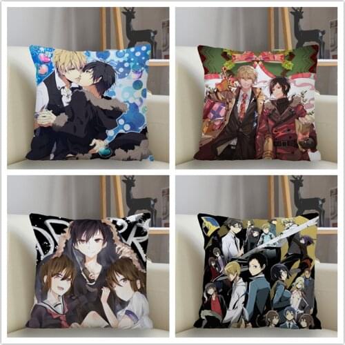 Musife New Custom DuRaRaRa!! Pillowcase Sofa Decorative Cushion Cover Pillowcase Home Decor Drop Shipping Wholesale