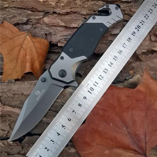 Outdoor Tactical Camping Hunting Survival Pocket Quick Folding Knife Combat Utility Knives 8CR13MOV Steel Blade EDC Multi Tools