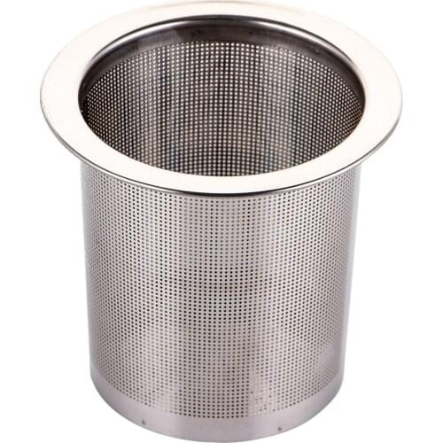 Stainless Steel Reusable Mesh Tea Supplies Fine Holes Silver Tea Filter Safe High Density Kitchen Accessories Tea Strainer