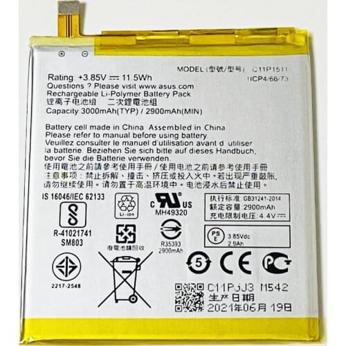 THORDONAL Batteries For Asus ZenFone 4 Selfie Pro Phones China