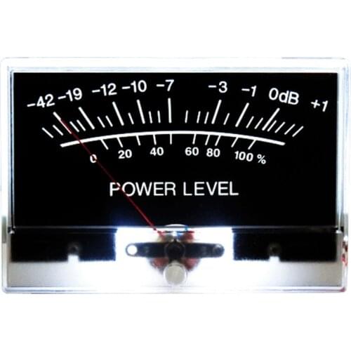 V-009 VU Meter Whiter Backlight Level Meter Power Amplifier Accessory Power Amplifier Meter Give Backlight board