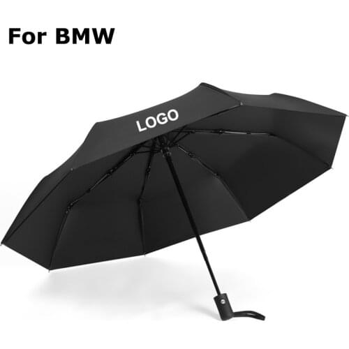 Car Logo Umbrella Rain Women Men Automatic For BMW 1 2 3 4 5 6 7 Series F10 F20 F30 F11 F31 F32 F36 F40 X3 X4 X5 X6 Accessories